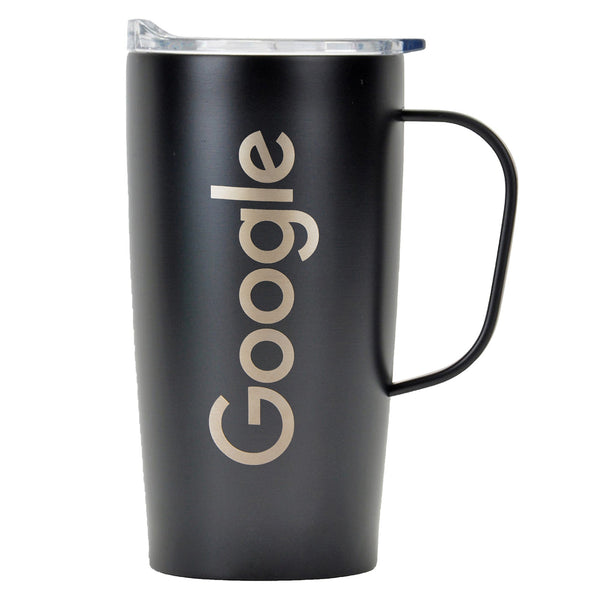 Straight Tumbler w/ Metal Handle - 20 oz.