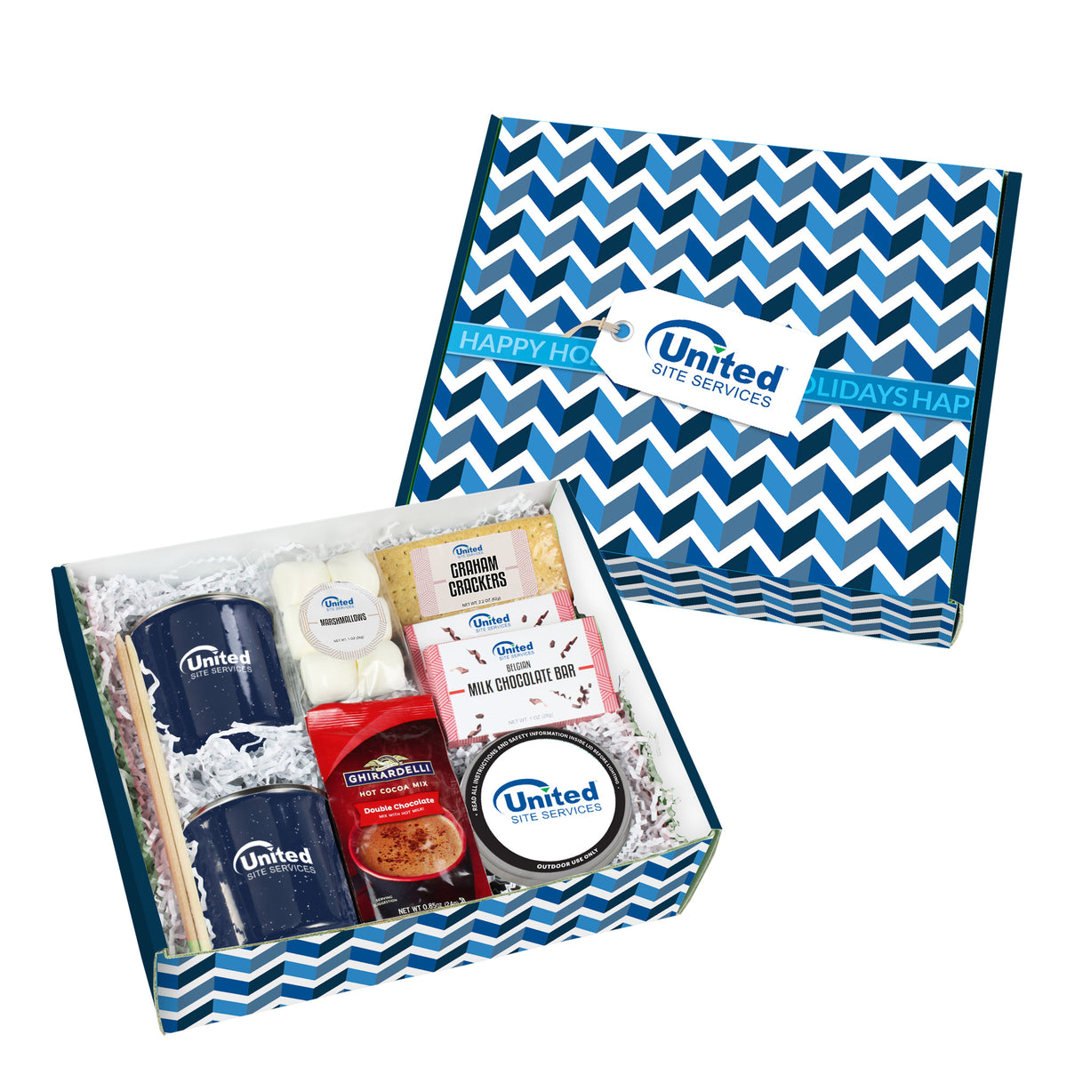 Endless Summer® S&#39;more Cocoa Speckled Camping Mug Gift Set