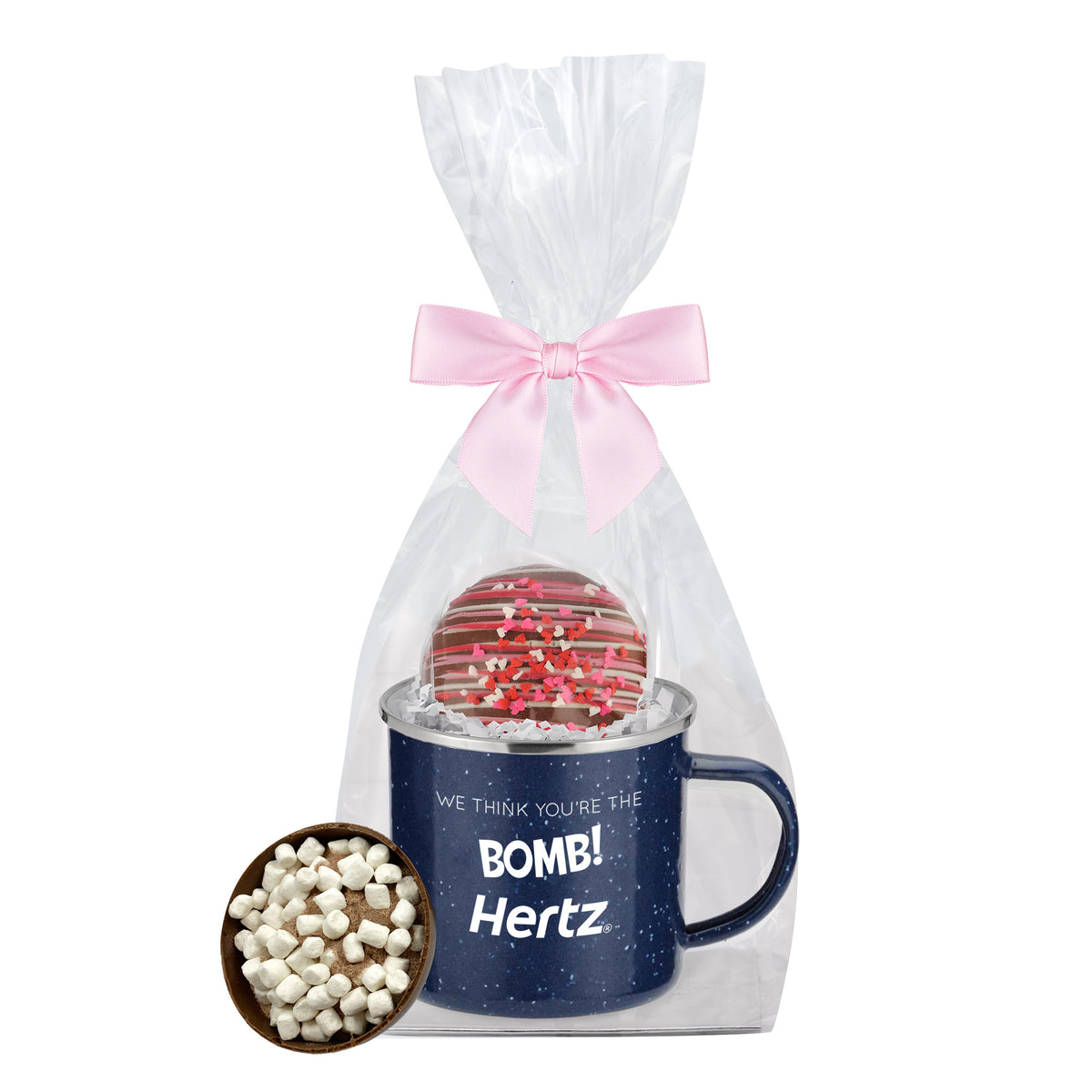 Speckled Camping Mug - 16 oz., Valentine&#39;s Day Hot Chocolate Bomb