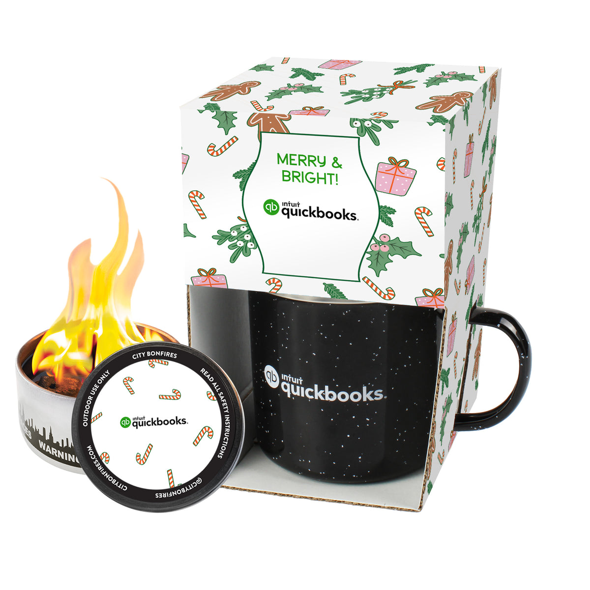 Speckled Camping Mug - 16 oz., City Bonfires® Portable Bonfire