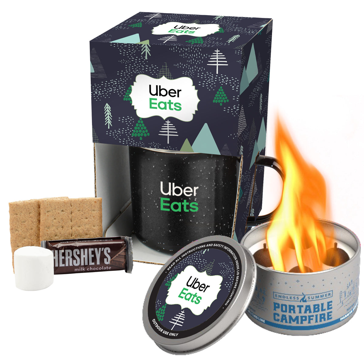 Speckled Camping Mug - 16 oz., Endless Summer® Portable Campfire, Smores Kit