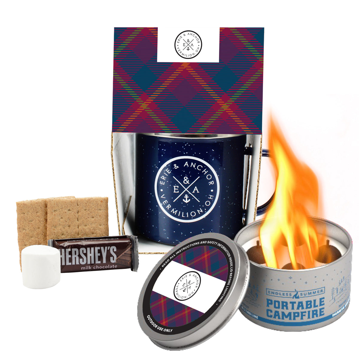 Speckled Camping Mug - 16 oz., Endless Summer® Portable Campfire, Smores Kit