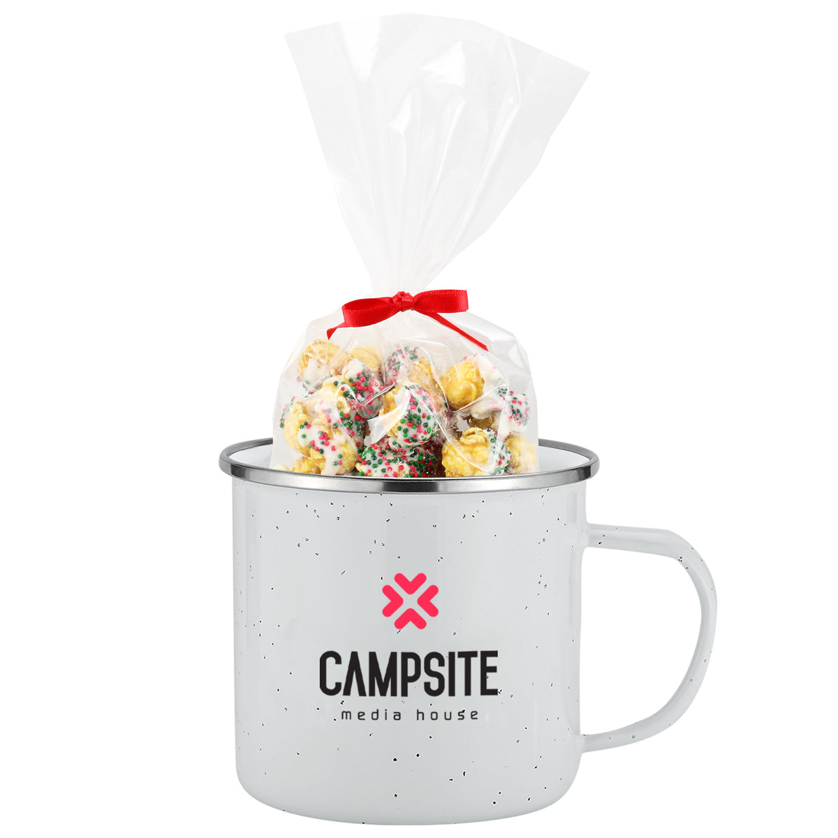 Speckled Camping Mug - 16 oz., Sugar Cookie Crunch Popcorn