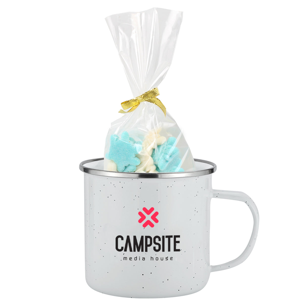 Speckled Camping Mug - 16 oz., Gummy Snowflakes