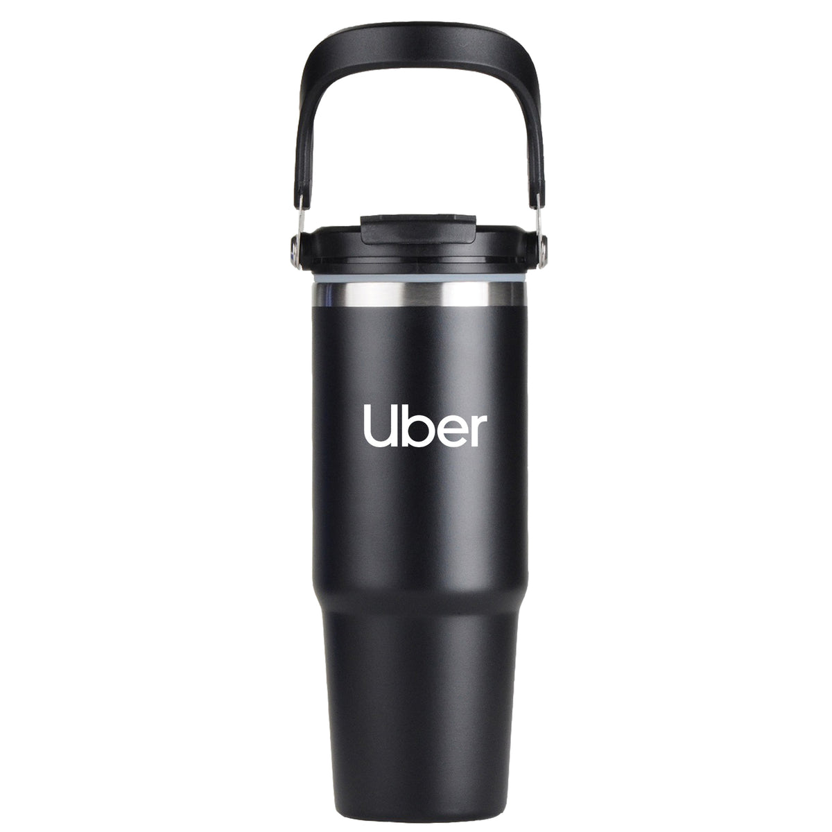 Tumbler w/ Handle &amp; Straw - 30 oz. | Black