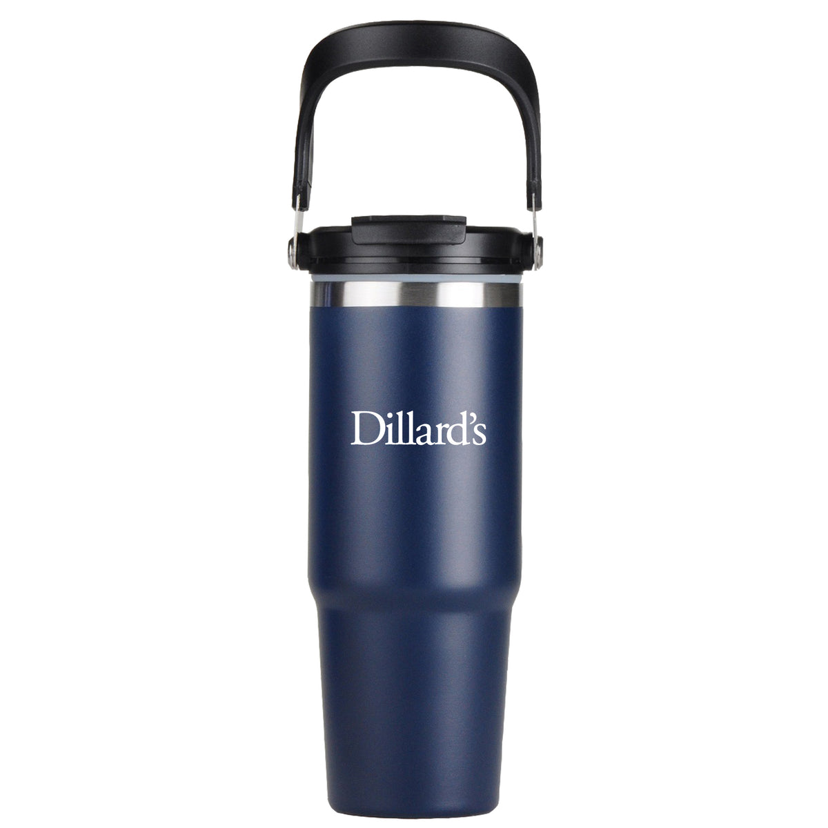 Tumbler w/ Handle &amp; Straw - 30 oz. | Black