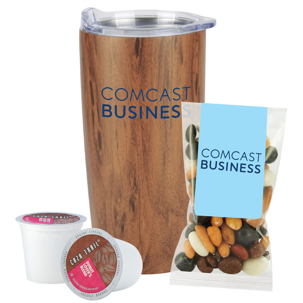 Straight Tumbler - 20 oz., Holiday Espresso Mix &amp; 2 Single Serve Coffee Pods