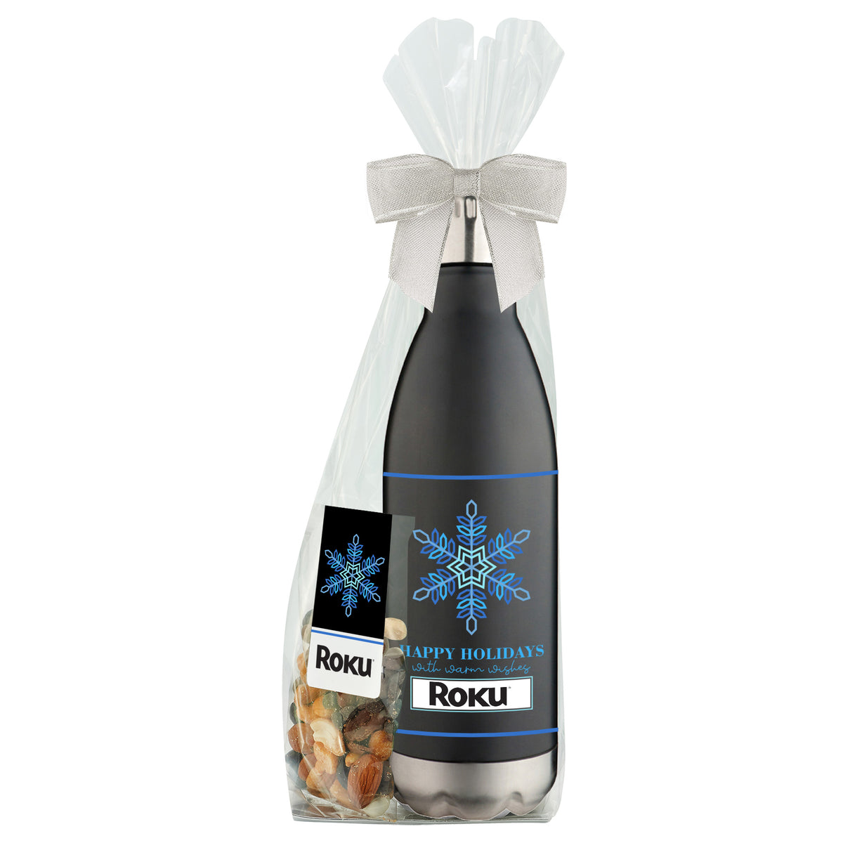 Water Bottle - 17 oz., Holiday Snack Pack w/ Espresso Mix