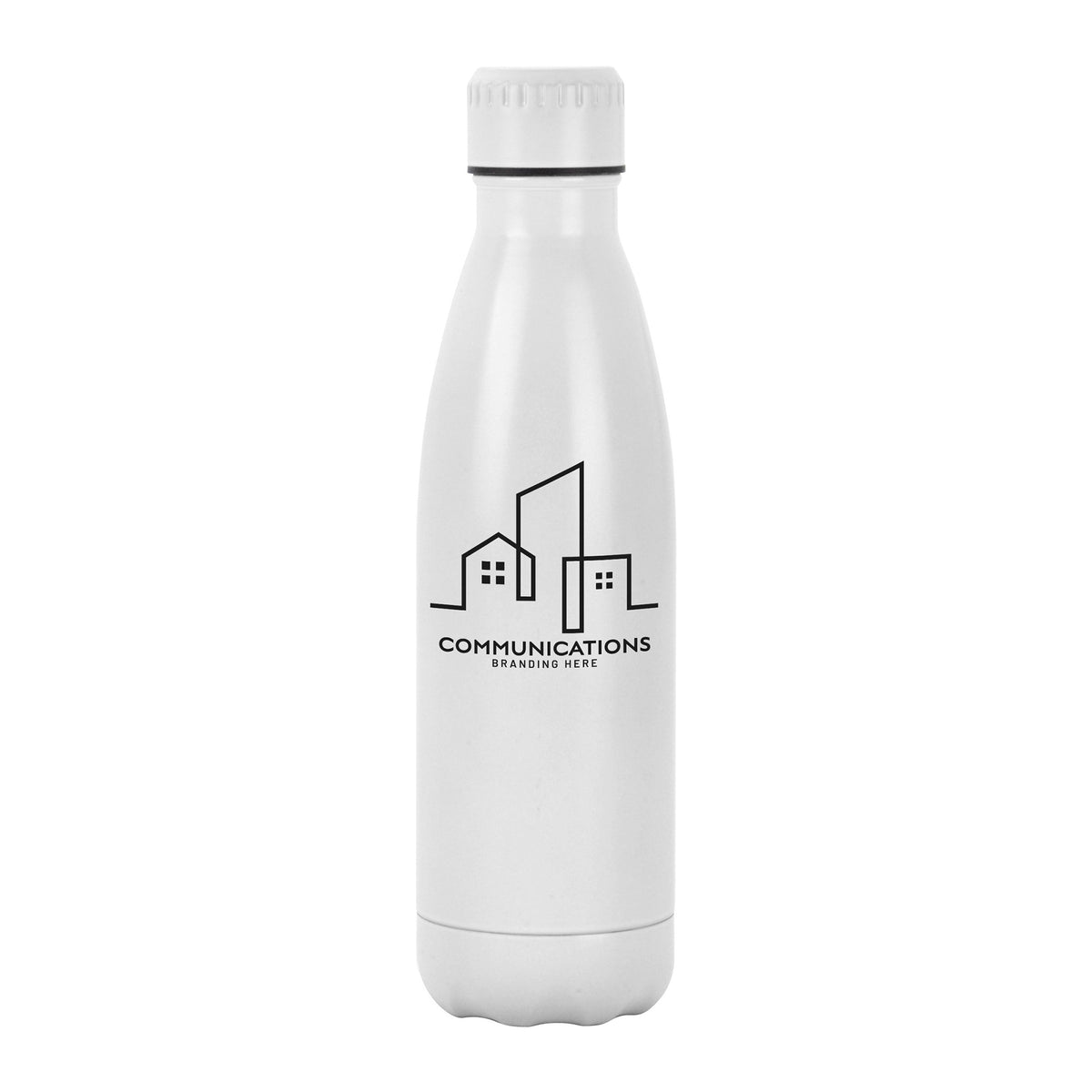 Antimicrobial Water Bottle - 17 oz. | White