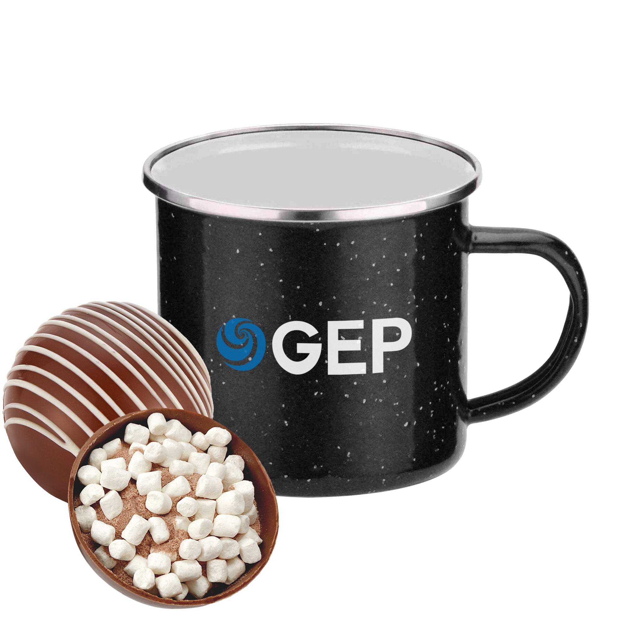 Speckled Camping Mug - 16 oz., Valentine's Day Cocoa & Smores Gift