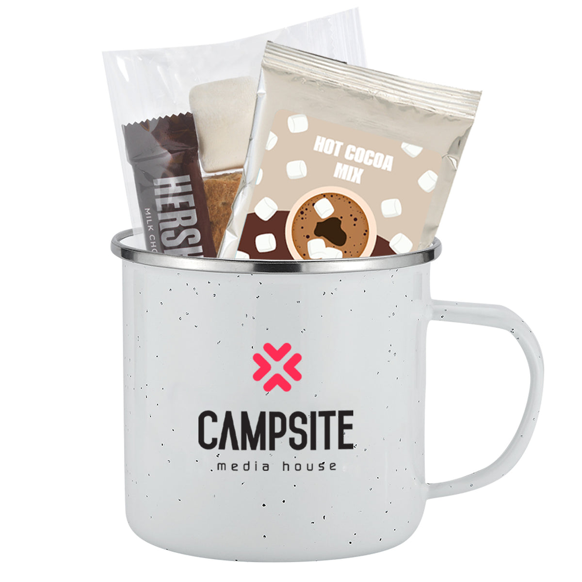 Speckled Camping Mug - 16 oz., Cocoa &amp; S&#39;mores Gift Set