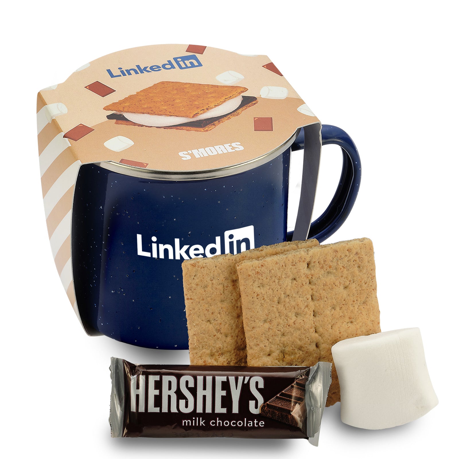 Shortbread Cookies, Starbucks® Via Coffee Packet & Slim Camping Mug Gift Set