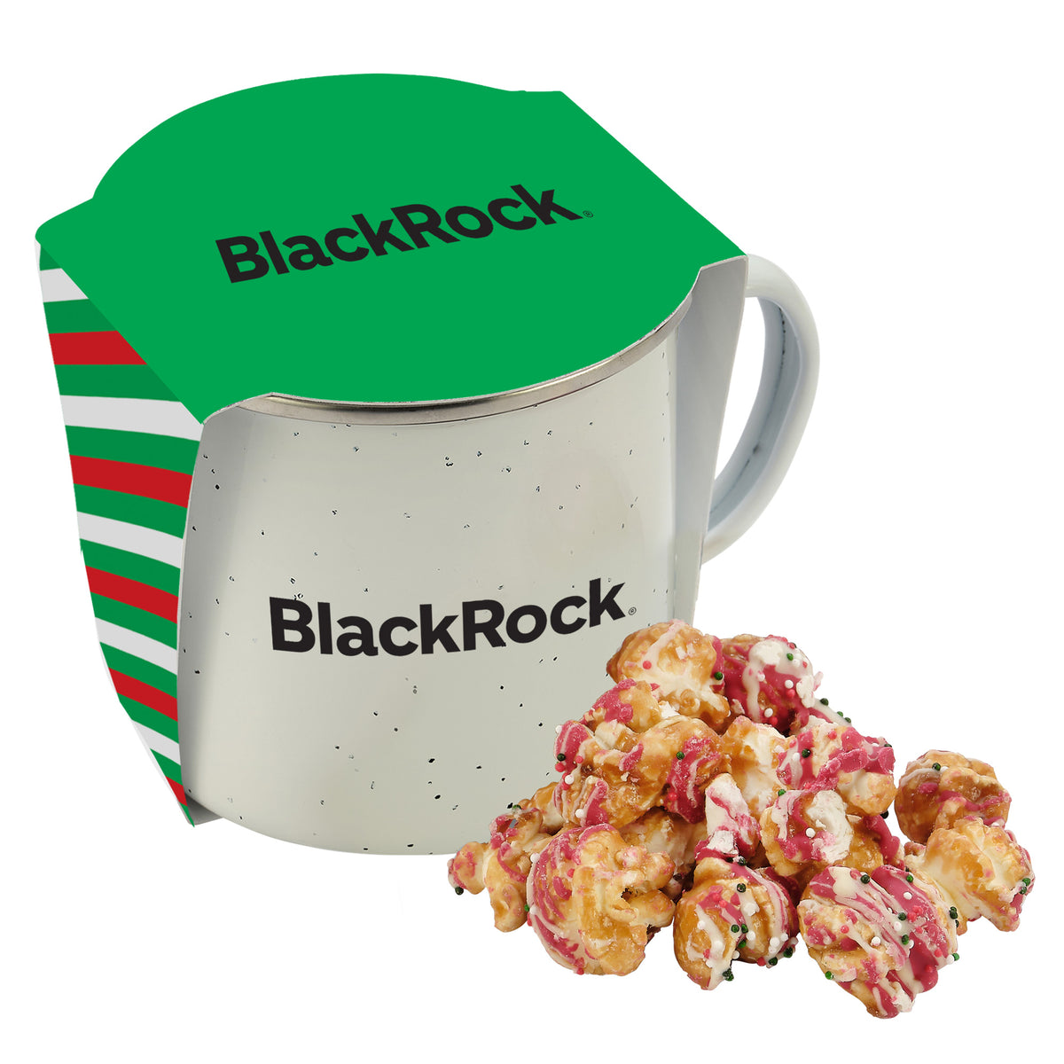 Speckled Camping Mug - 16 oz., Christmas Crunch Popcorn