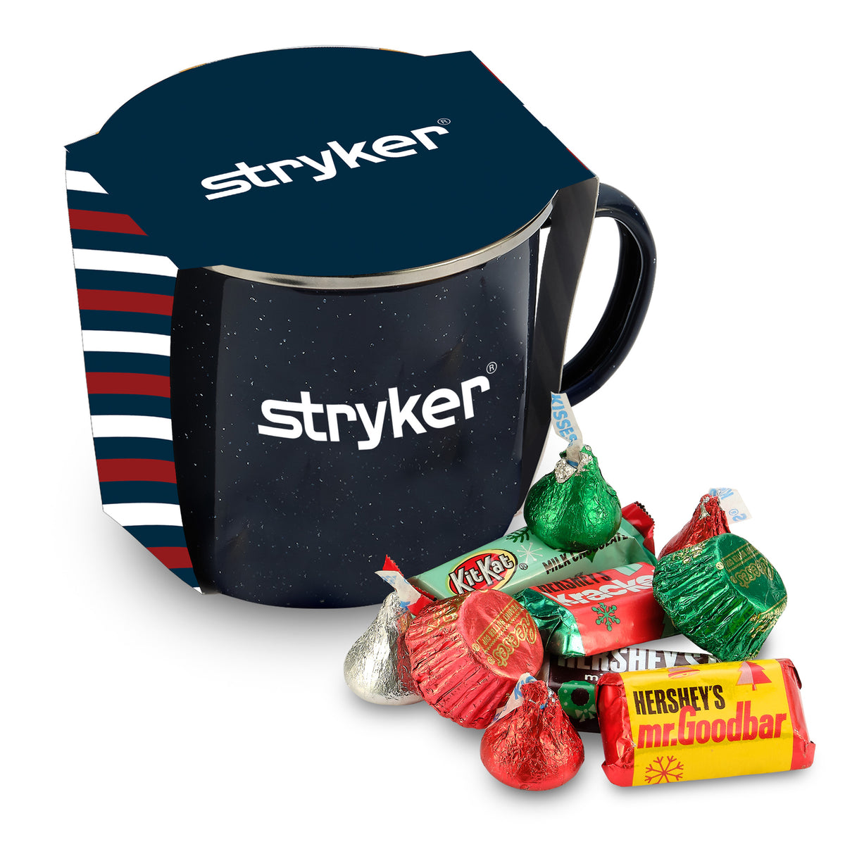 Speckled Camping Mug - 16 oz., Hershey&#39;s® Holiday Mix