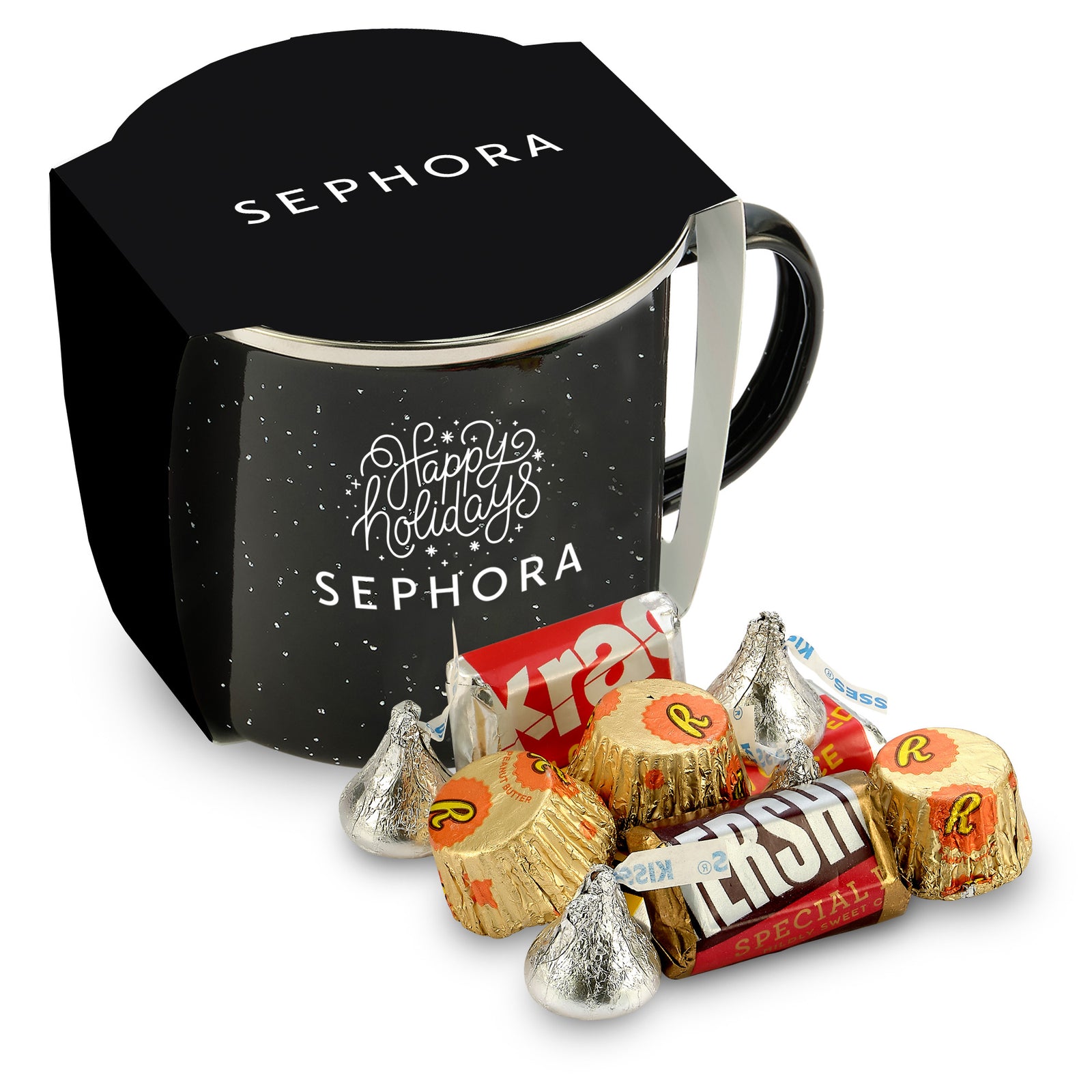 Speckled Camping Mug - 16 oz., Valentine's Day Cocoa & Smores Gift Set -  Promo Revolution