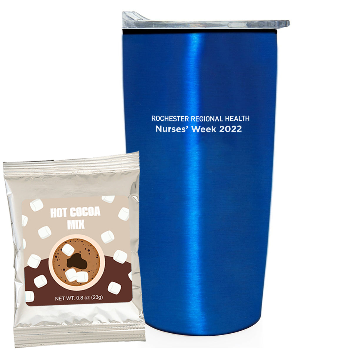Straight Tumbler w/ Plastic Liner - 20 oz., Hot Chocolate Mix