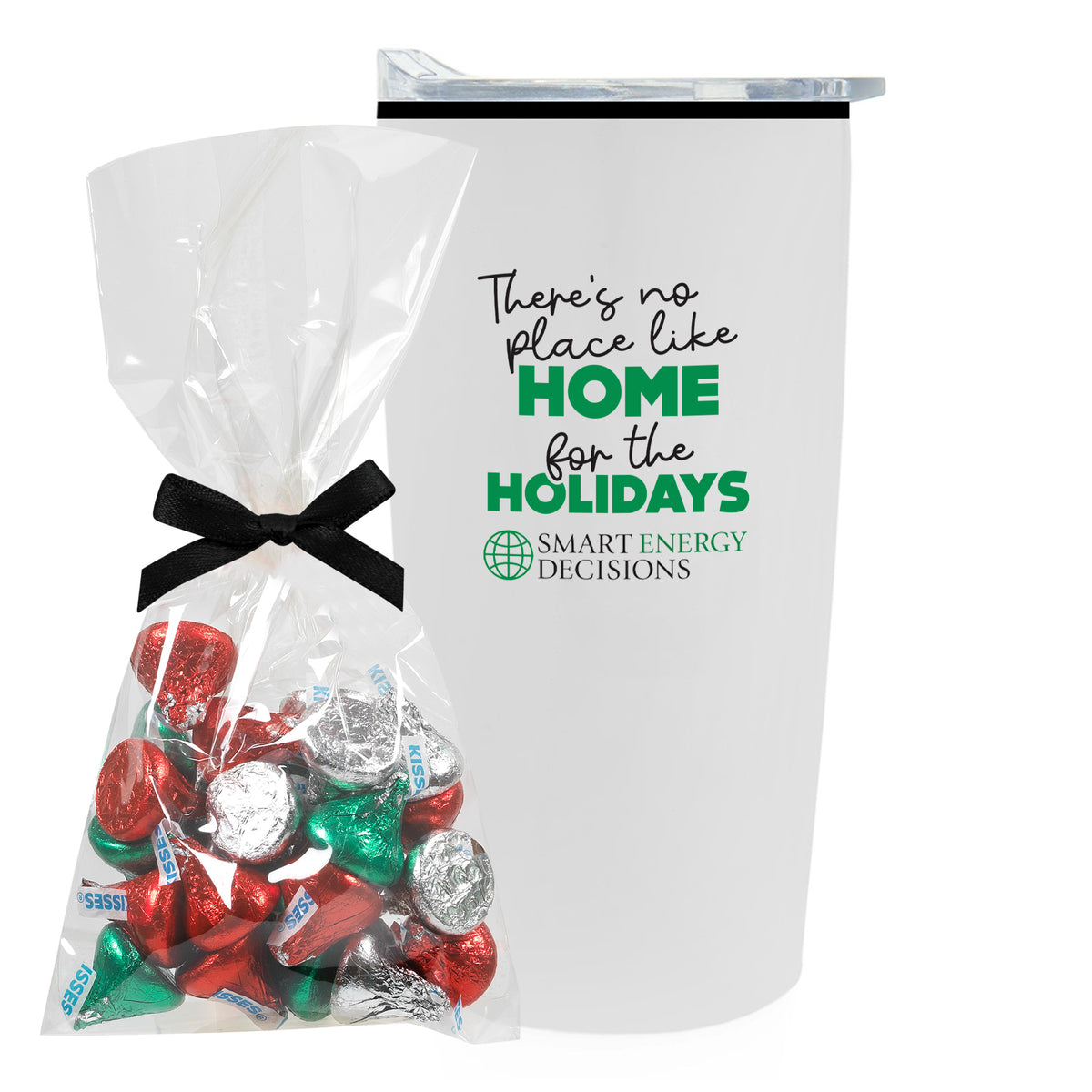 Straight Tumbler w/ Plastic Liner - 20 oz., Hershey&#39;s® Holiday Kisses Mug Stuffer