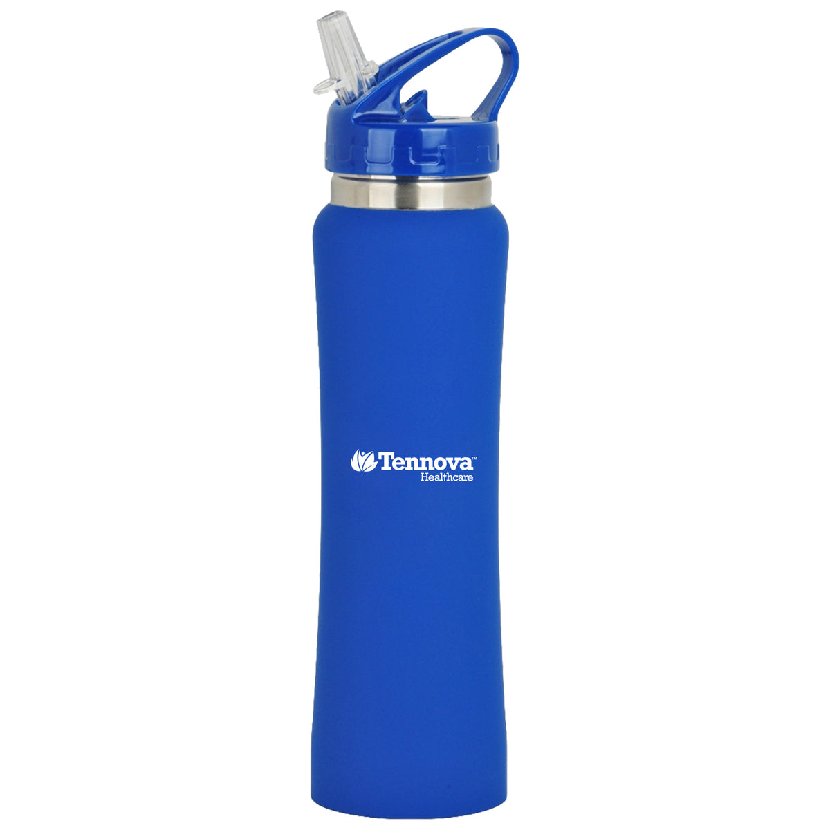 Soft-Touch Water Bottle - 25 oz. | Silver