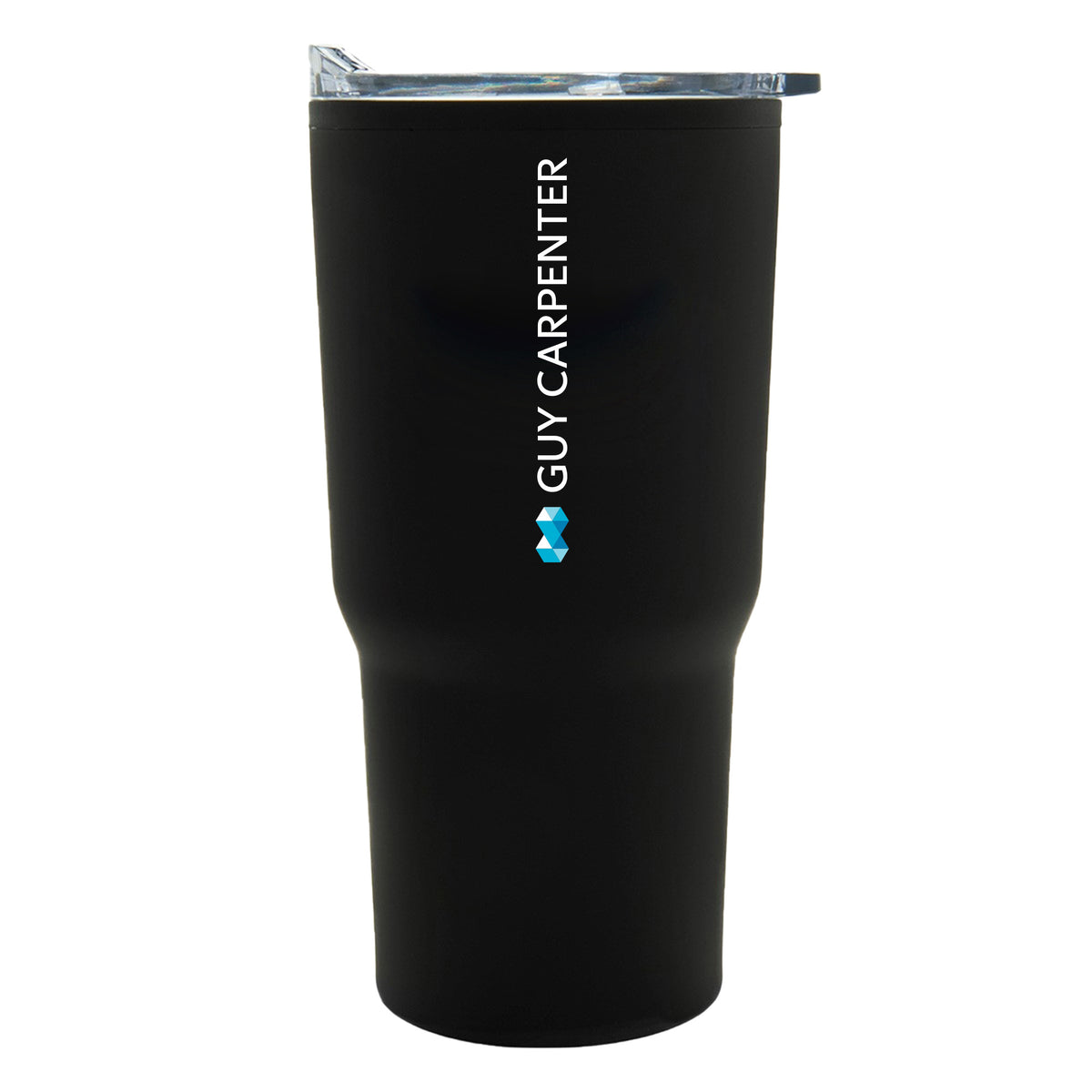 Tapered Tumbler w/ Plastic Liner - 30 oz. | Silver
